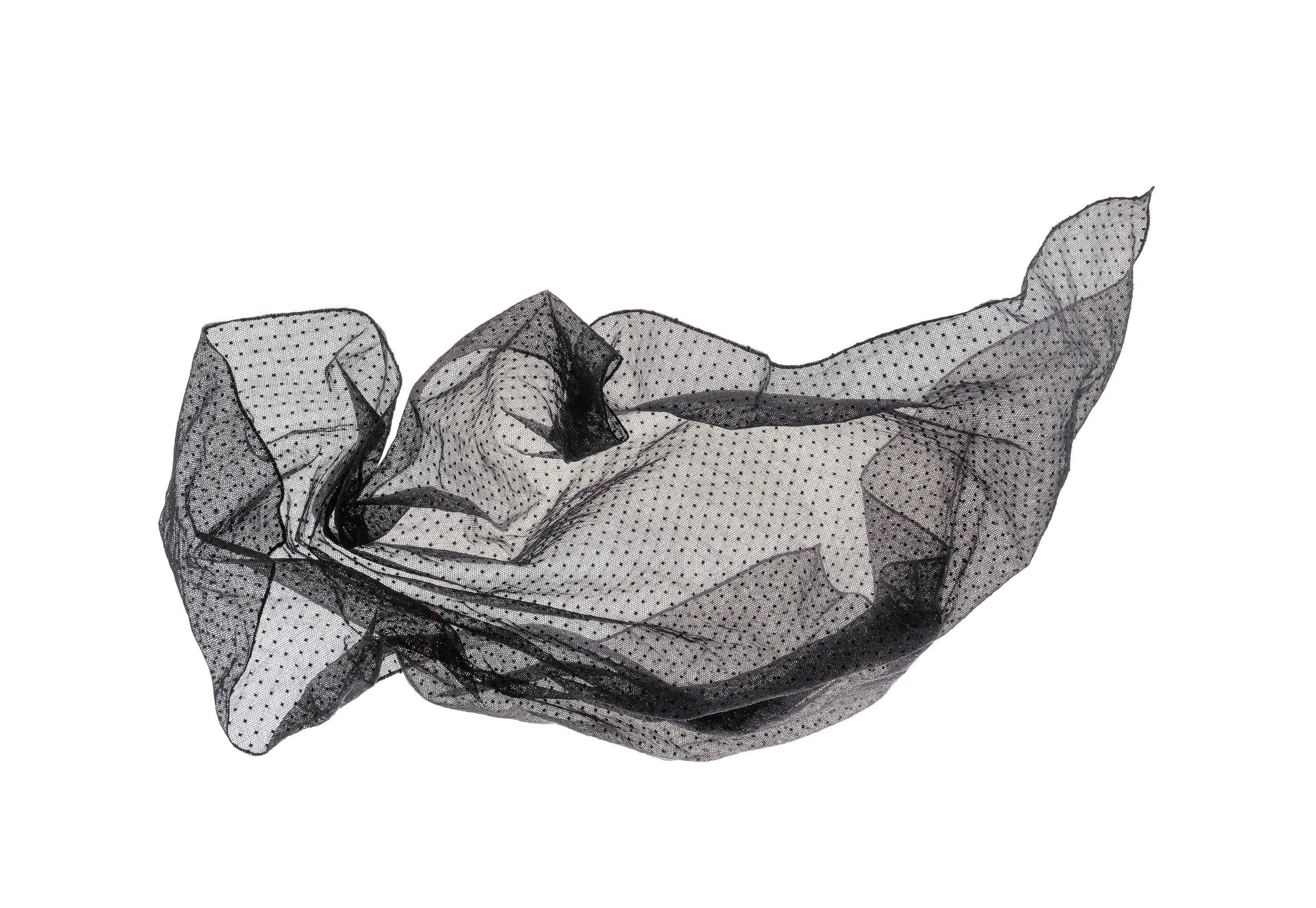 Point d’Esprit Matte Gray