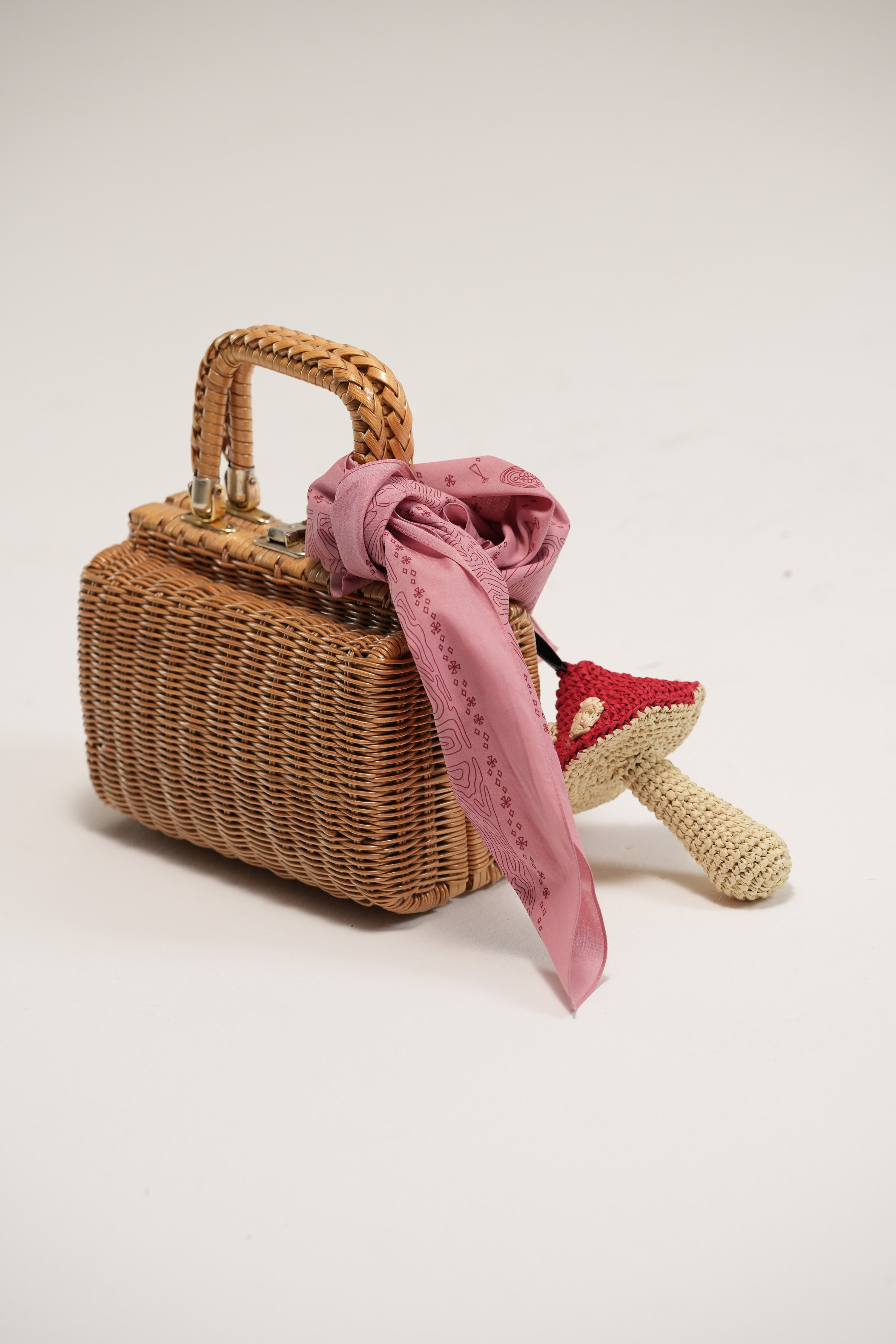 Vino Lover Rose Cotton Bandana