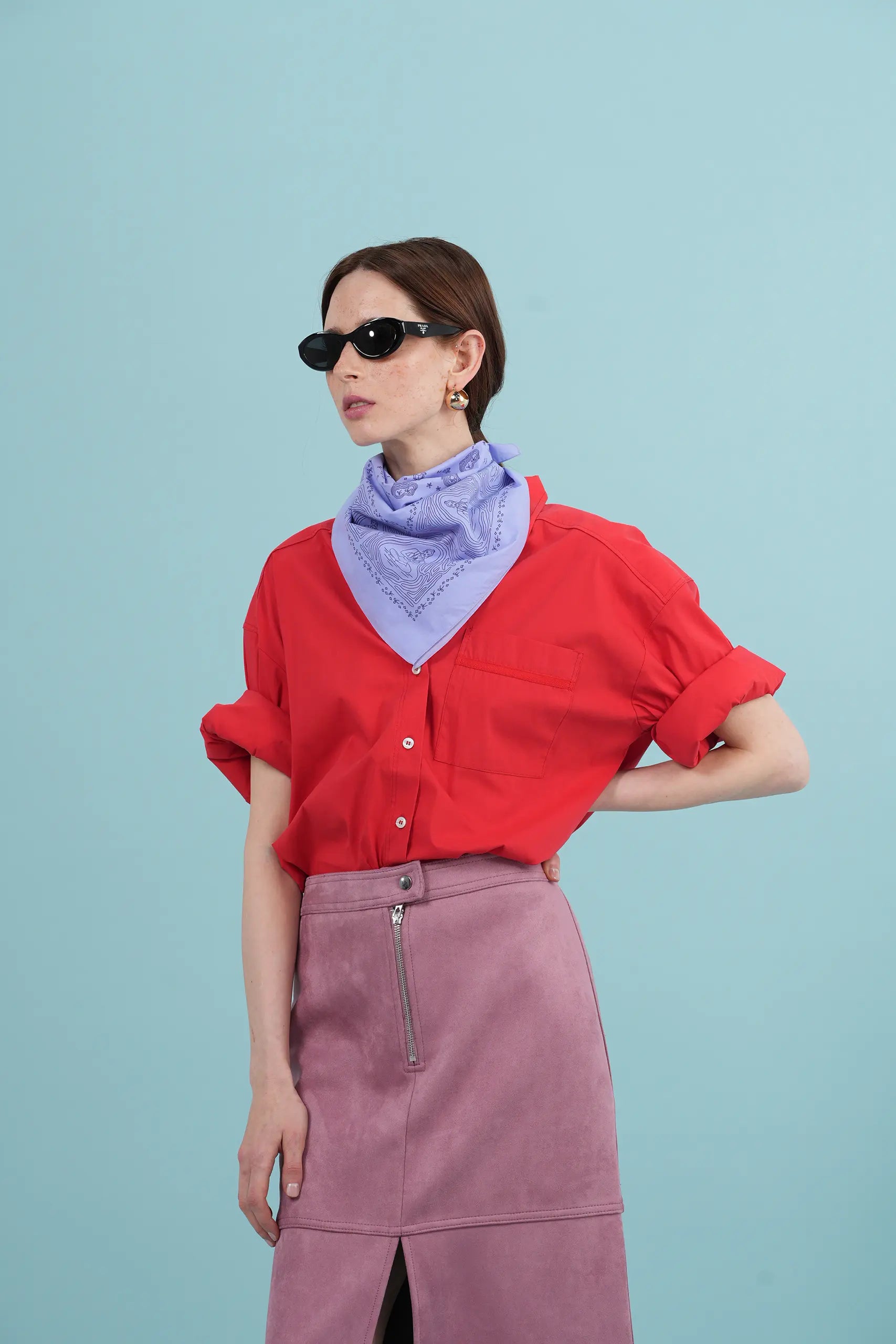 Flow Violet Cotton Bandana