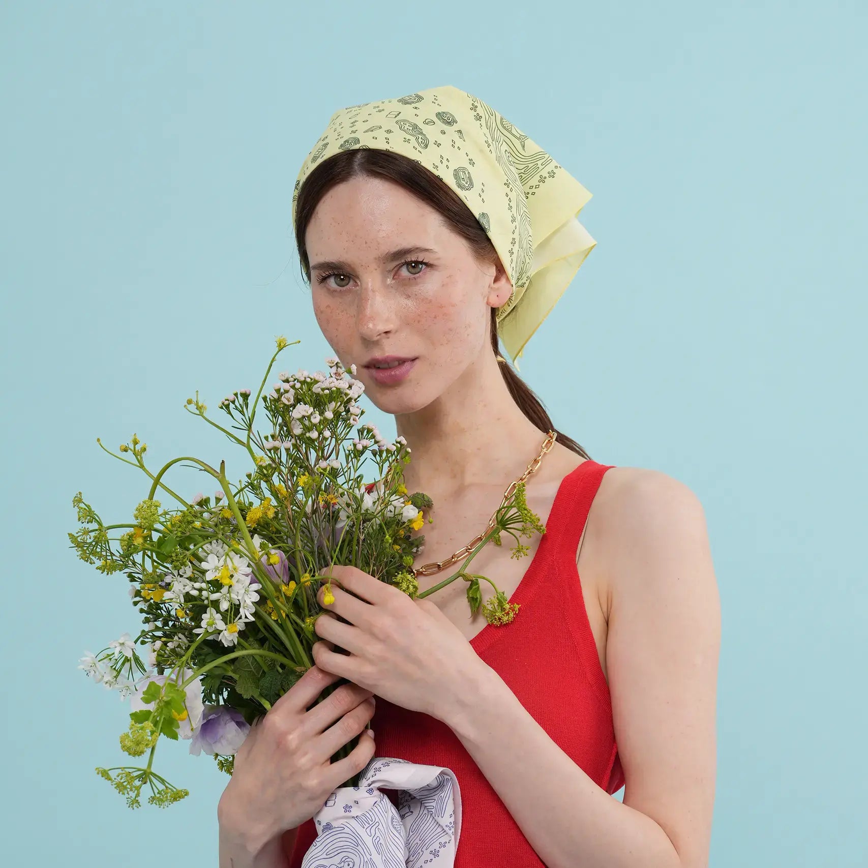 The Girl Who Loves Cotton Bandanas