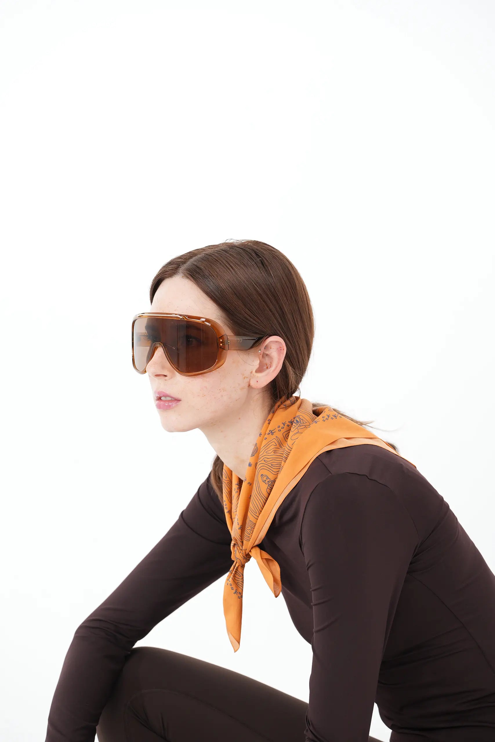 Flow Orange Cotton Bandana