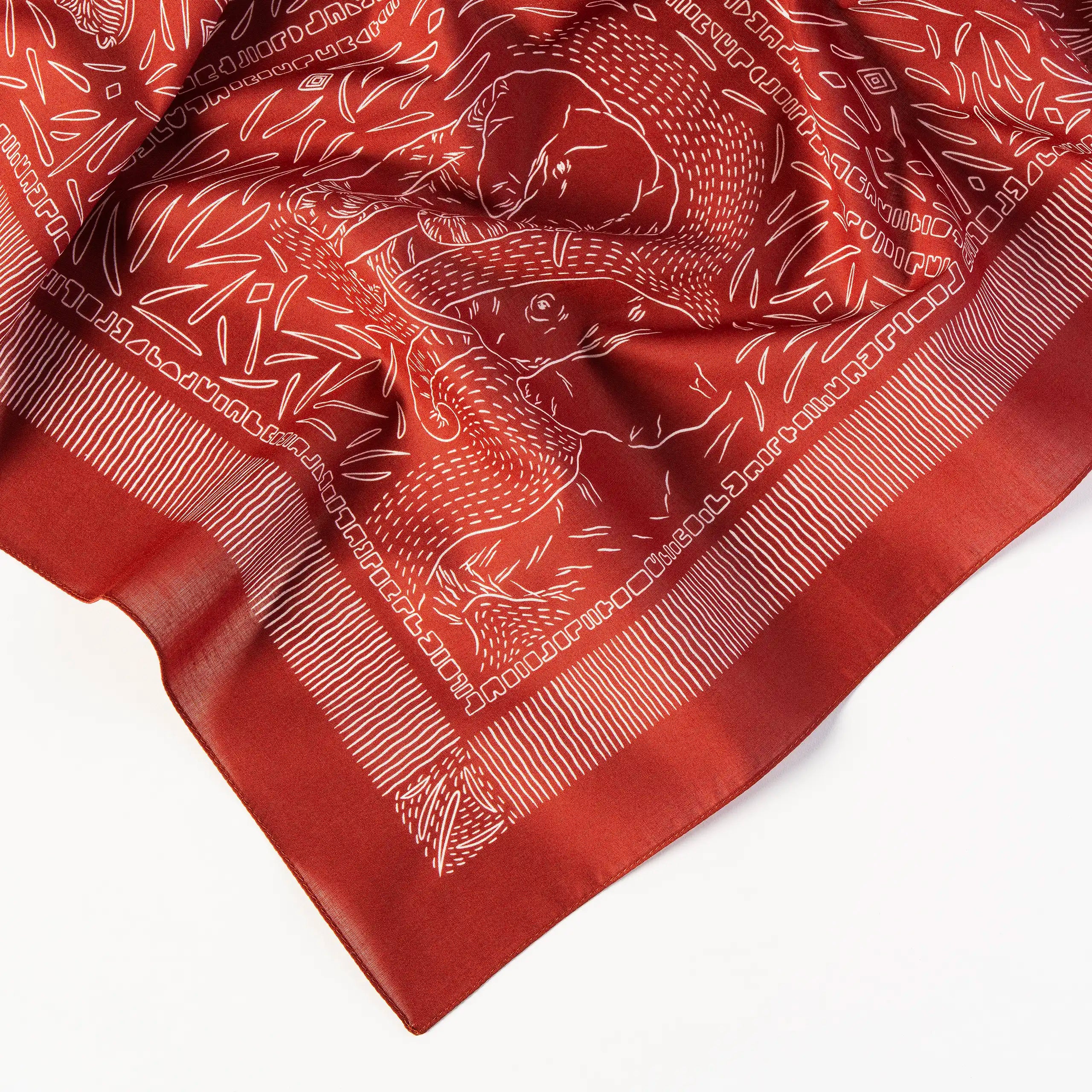 I Wear a Bandana Every Day Vintage Red